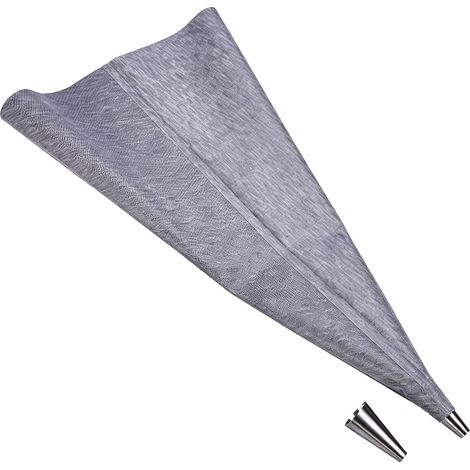 Sacs de remplissage de joints professionnels avec pointe en métal - Réutilisables - Indéchirable - Étanche - Avec pointes interchangeables - Pour joints de carrelage et murs extérieurs (1/5)