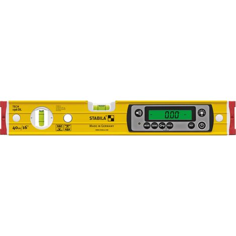 Stabila Elektronik-Wasserwaage TECH 196 DL, 40 cm