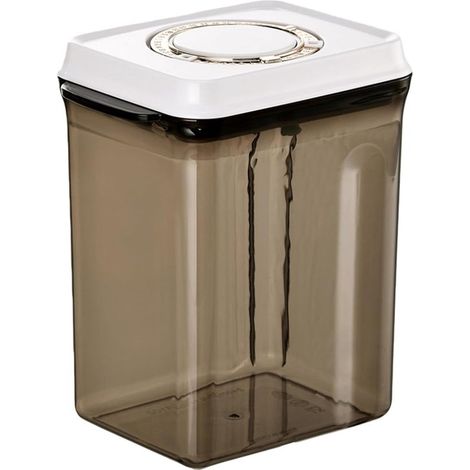 2,4 Liter Milchpulverbehälter mit Löffel: UV beständige Milchpulver Aufbewahrungsbox, einhändig bedienbarer, versiegelter Milchpulverspender zur (1/5)