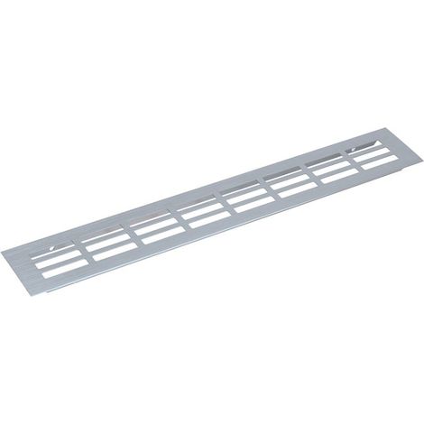 – Grille aération VMC 250 x 60mm – Aluminium anodisé – Installation encastrée – Pour air intérieur et extérieur – Grille perforée (1/2)