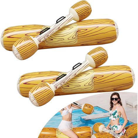 Flotador de piscina, colchón inflable 4 en 1, hamaca de agua inflable portátil, silla de piscina inflable, juguetes de piscina manuales para fiestas en la playa y vacaciones. (1/5)