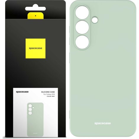 Étui en silicone Spacecase pour Galaxy S24, couleur menthe (1/5)