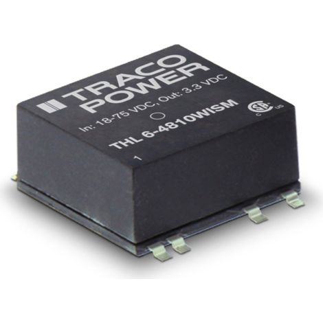 TracoPower THL 6-2411WISM DC/DC-Wandler, SMD 24 V/DC 5.1 V/DC 1.2 A 6 W Anzahl Ausgänge: 1 x Inhalt