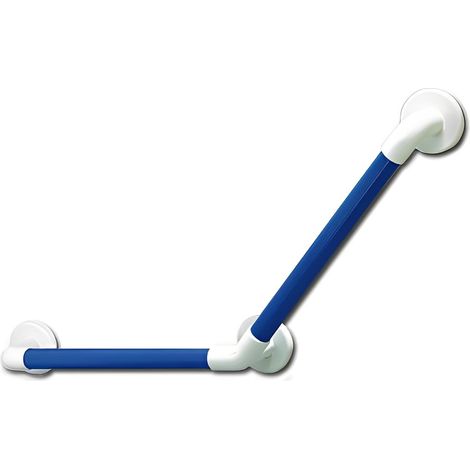 AKW 1900 Series 135 Degree Angled Grab Rail 457mm Length Blue