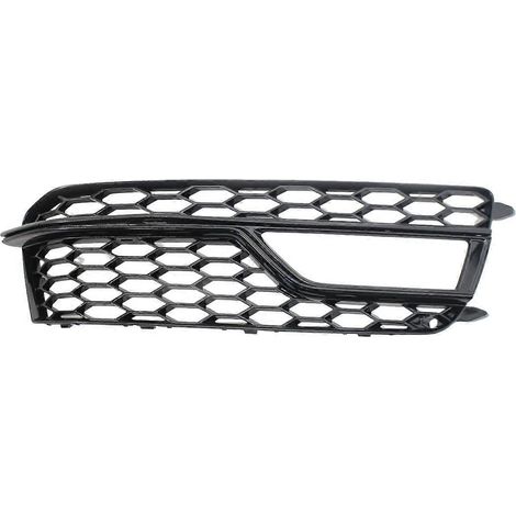 Grille de protection antibrouillard avant droite pour pare-chocs avant droit, style nid d'abeille, compatible Audi S5, Audi A5 et S-Line (2013-2016), référence 8T0807682M (1/5)