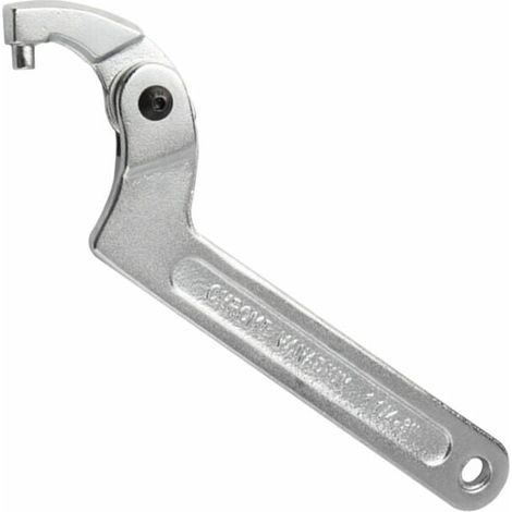 Clés à ergot articulées ajustable pour écrous à encoches 32-76mm,1 article