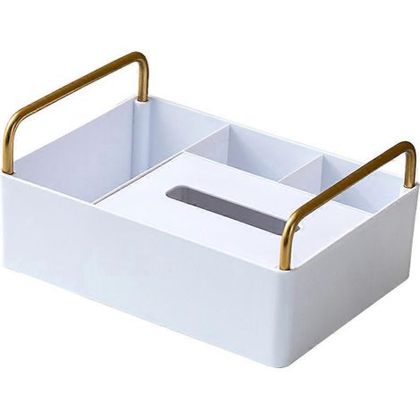Aufbewahrungsbox für Taschentücher, Kunststoff-Aufbewahrungsboxen für Zuhause, Wohnzimmer, Papierbehälter (1/5)