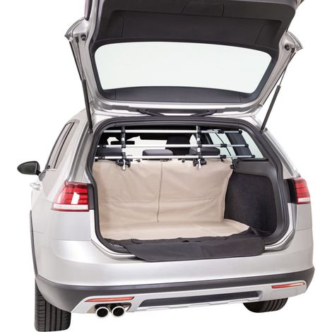 TRIXIE Couverture de coffre auto avec pare-choc Beige et noir (1/3)