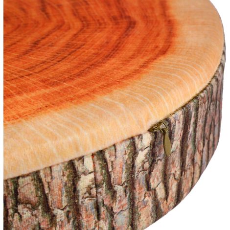 Coussin de siège rond en bois doux pour bureau et chaise (1/5)