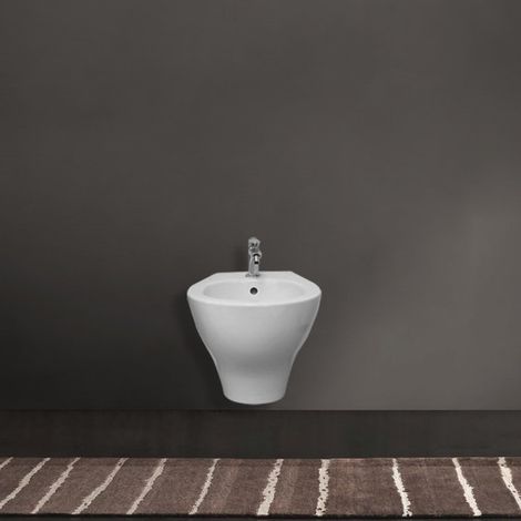 Bidet sospeso Galassia Eden 7216 ceramica bianca (1/4)