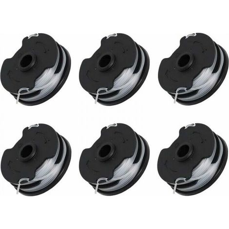 Packung mit 6 Ersatzspulen für den Parkside PRTA 20-Li C3 Akku-Freischneider IAN351753