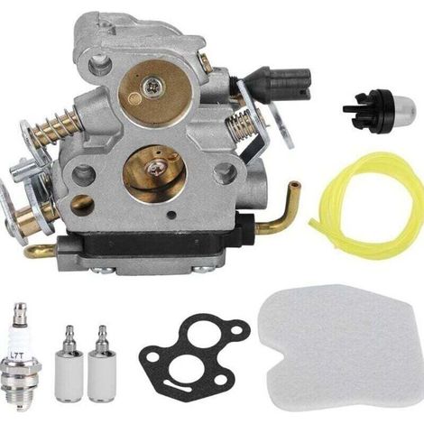 Carburatore Hippotech con filtro aria, filtro carburante XU per motosega Husqvarna 235 235E 236 236E 240 240E --Crezuo