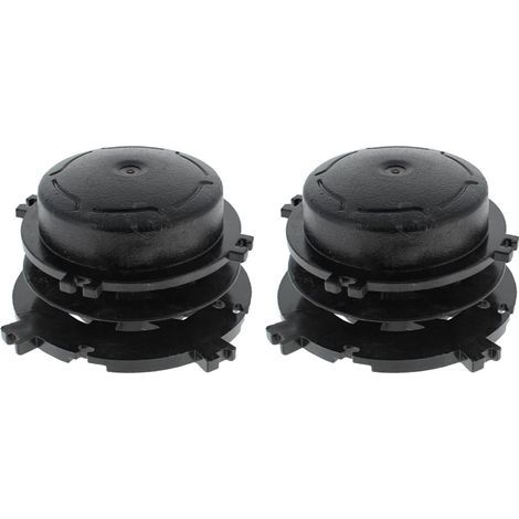 StarRing 2/4/8er-Pack Ersatzspulenköpfe für Rasentrimmer FS-AutoCut 36-2 46-2 56-2, passend für Motorsensen-40037133001 - Schwarz (1/5)