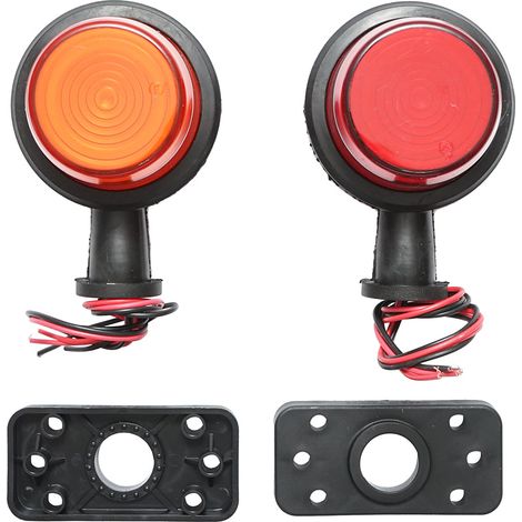 Luce di posizione laterale rotante LED NEON 12-24V, rosso-giallo FR0238 Breckner Germany (1/5)