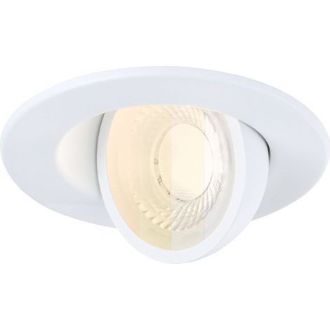 Paulmann LED-Einbauleuchte Zina 5/8 W Ø 9 cm dimmbar weiß matt Deckenlampen (1/3)