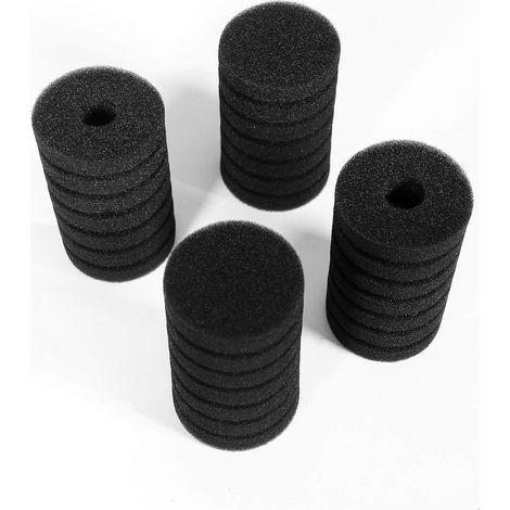 Éponge biochimique pour aquariums, accessoires de filtration pour aquariums, pompe à air ultra-silencieuse pour aquariums avec filtre en mousse biochimique. (1/4)