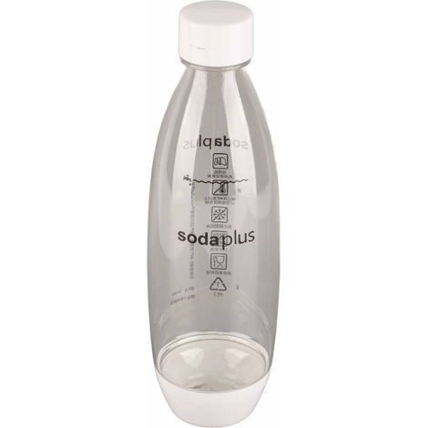 Máquina portátil para hacer refrescos de 1000 ml: máquina casera para preparar bebidas con gas con dispensador de crema y generador de carbonatación, material PET, tamaño 8,5 x 38 cm. (1/5)
