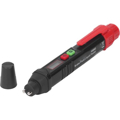 Bremsflüssigkeitstester mit LCD-Anzeige, akustischem und optischem Alarm, DOT3, DOT4, DOT5.1-Bremsflüssigkeitsfeuchteanalysator (1/5)