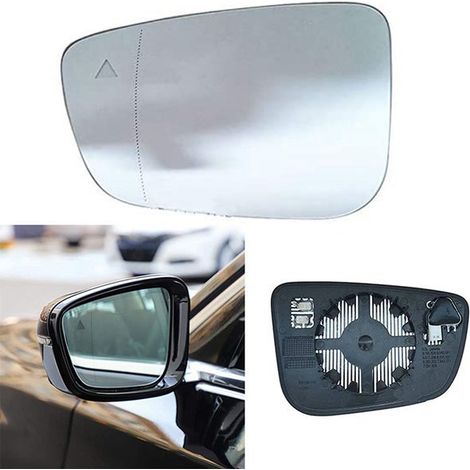 Heated left exterior mirror with blind spot warning, compatible with BMW 3 Series G20 G21 and 5 Series G30 G31 G32 (1/5)
