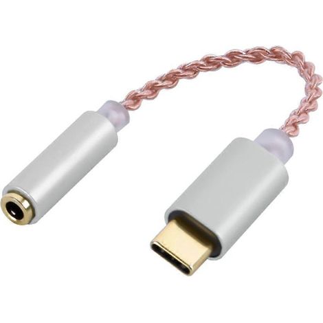 Adaptateur Audio 3.5mm vers USB-C avec Amplificateur pour Casque (1/3)