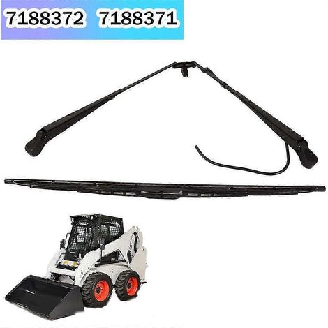 Essuie-glace 7188372, bras d'essuie-glace 7188371 pour chargeuse compacte S160, S185, S330, S250 (1/5)