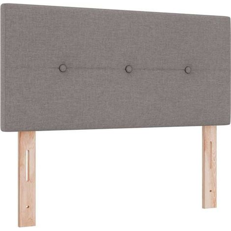 Tête de lit en tissu beige, hauteur réglable (1/5)