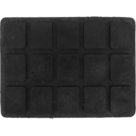 Patin en caoutchouc pour cric de sol, support de levage pour voiture, adaptateur de cric automobile, tapis en caoutchouc épais pour pont élévateur de véhicule (1/4)