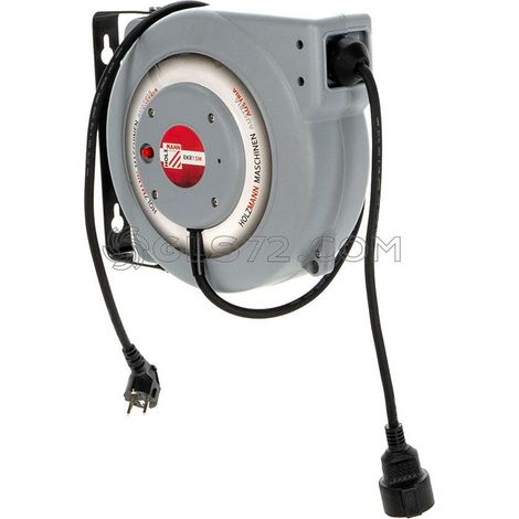 CARRETE DE CABLE ELECTRICO CON AUTOMATICA RETRACTIL 230V 15 M HOLZMANN EKR15M