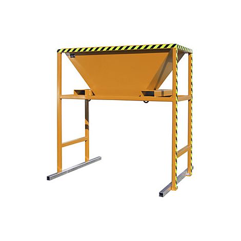 Befülltrichter  LxBxH 1700 x 1980 x 2050 mm  mit mobilem