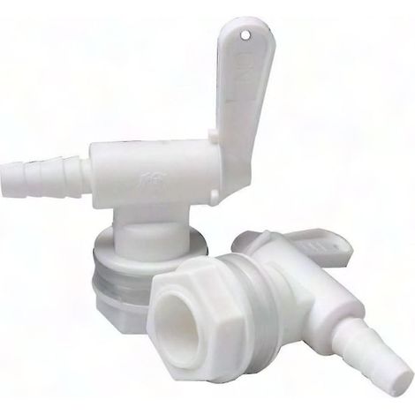 Robinet de vidange en plastique pour seau de fermentation, robinet de remplacement pour brassage maison vin bière, robinet doseur avec joint, équipement de cave. (1/5)