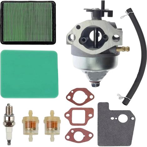 Kit de remplacement de filtre à carburant et de filtre à air pour carburateur GCV160, compatible avec les tondeuses à gazon et nettoyeurs haute pression Honda HRT216 et HRB216. (1/5)