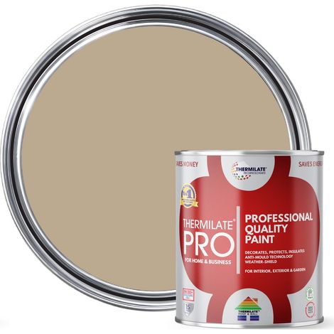 Thermilate PRO FLEX Interior & Exterior Paint - Multi-Surface Paint & Primer - All-in-One - Beige - 5L - Matt