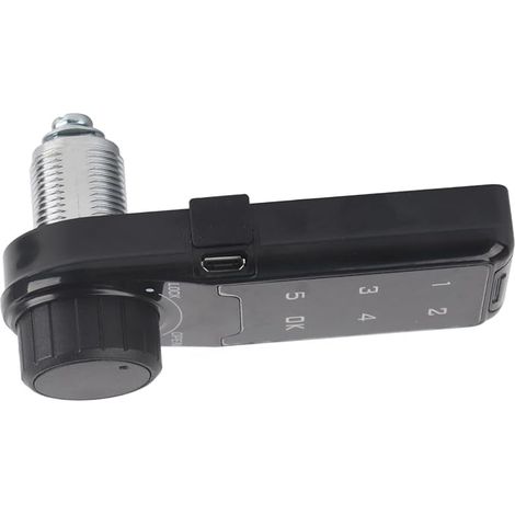 Electronic Password Cabinet Lock, Digital Code Combination Touch Keypad Keyless Lock Intelligent Security Instructions for Letter Box Drawer Gym Spa (L = 30 mm) (1/5)