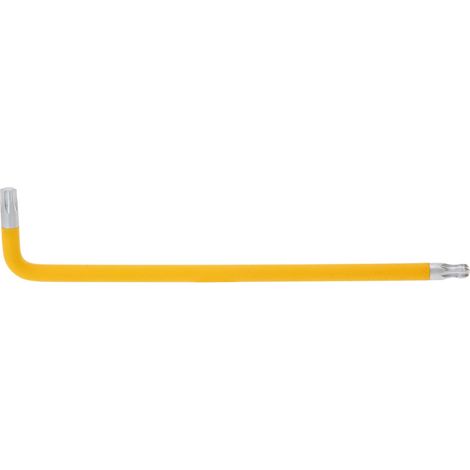 Clé mâle coudée Torx à embout sphérique, XL, T40, jaune zinc (1/4)