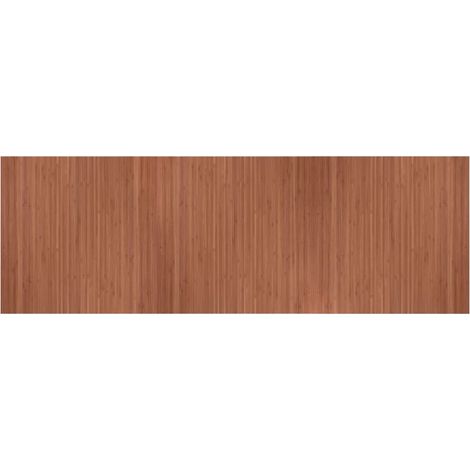 vidaXL Tappeto Rettangolare Marrone 100x300 cm in Bambù (1/5)