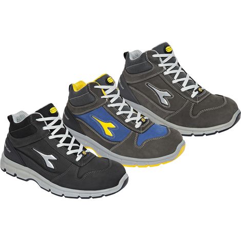 Diadora Run ll High S3 ESD SRC Schuhe - 45 EU - Schwarze