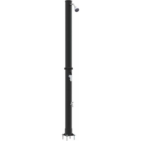 Douche solaire extérieure Noir 217 cm PVC et aluminium CFW19747 (1/5)