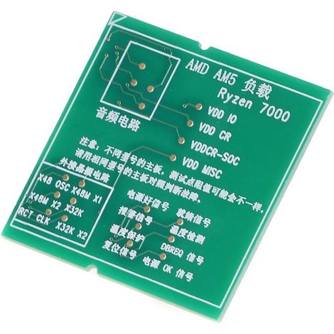 Testeur de socket CPU AMD AM5 pour ordinateur de bureau, analyseur de diagnostic, charge factice avec indicateur LED (1/5)