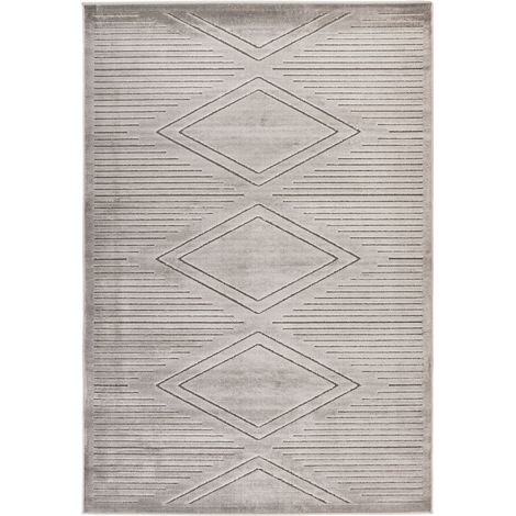 Tappeto moderno Madita 100 in grigio 160x230 cm (1/4)
