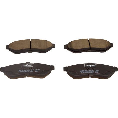 PLAQUETTES DE FREIN MAXGEAR ARRIÈRE CHEVROLET EVANDA 06-