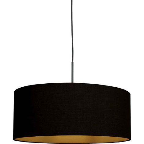 Steinhauer - lampada a sospensione - Sparkled Light - nero - lino