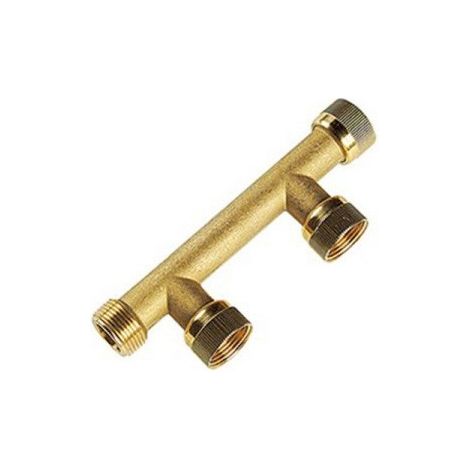 Collettore 2 vie in ottone - 1" M/F/F/F Colortap 212