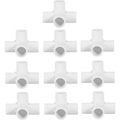 ces Raccords De Tuyau Pvc Pour Angles Connecteurs Quatre (1/5)