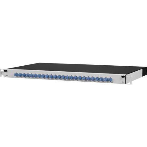 Metz Connect OpDAT slide Patchfeld splice 24xLC-D OS2 grau, 1502697424-E (1/2)