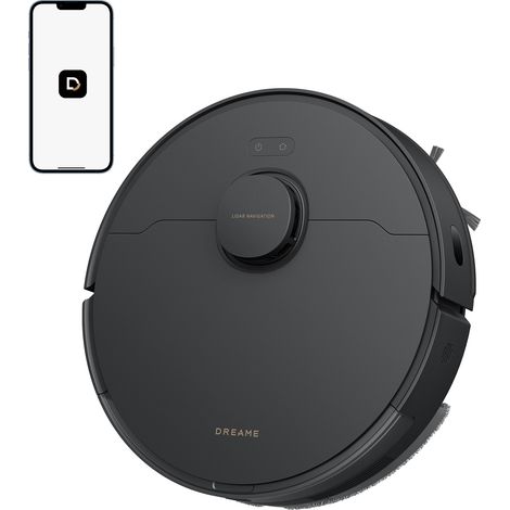 DREAME D20 Robot Aspirapolvere, Aspirazione 13.000 Pa, Doppia Spazzola Antigroviglio, Navigazione LDS, Aspirapolvere e Lavapavimenti 2 in 1, Pavimenti e Tappeti e Moquette, Batteria da 5.200 mAh (1/5)
