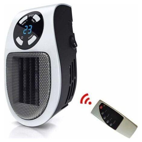 500W Electric Radiator - Programmable with Adjustable Thermostat + LED Screen - Heating Space - Energy-Efficient and Quiet - Households and Offices (1/4)