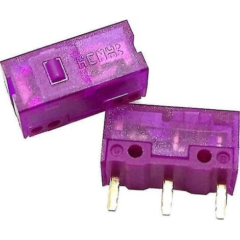 Interrupteur à bouton-poussoir momentané anti-poussière pour souris, 3 broches, 150 millions de clics, lot de 2 (1/4)