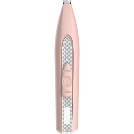 Ciseaux de toilettage sans fil pour chiens et chats - Tondeuse électrique silencieuse pour les poils des pattes et des yeux, rose, USB