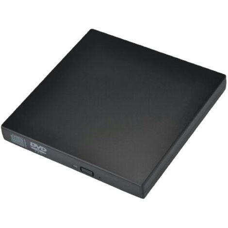 Caja para unidad externa de DVD/Combo/DVD, carcasa para unidad óptica, estuche para disco duro externo, kit de almacenamiento para portátil, negro (1/3)