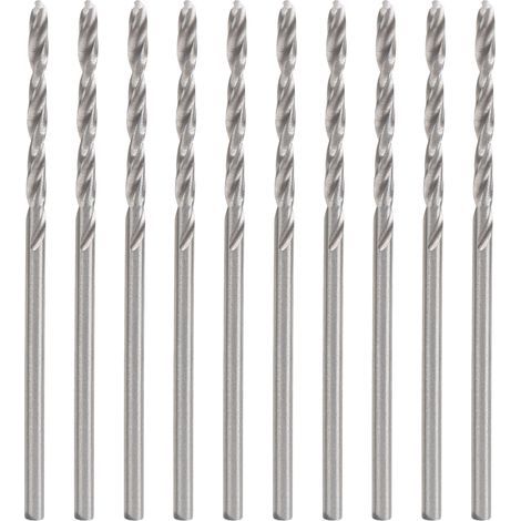 10 Spiralbohrer mit kleinem Durchmesser und geradem Schaft für Werkzeugmaschinen und Bohrteile, 1,75 mm (1/5)